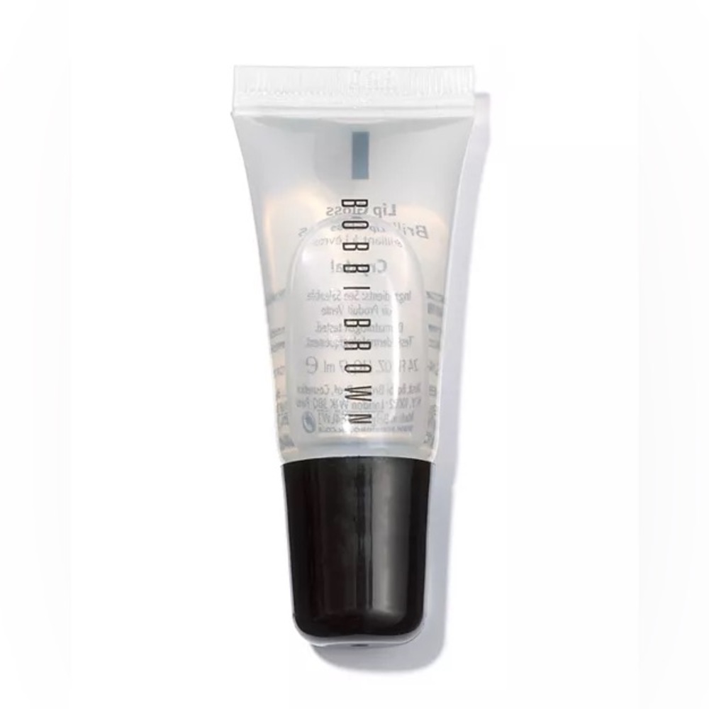 New Bobbi Brown Crystal Lip Gloss Mini | Clear High Shine Squeeze Gloss Fuller